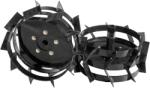 Metal Style Roti metalice motocultor, 35 cm, negru