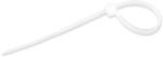Novelite Colier cablu 150 X 3.6 mm, alb, set 100 bucati