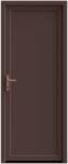 PROLINE Usa de exterior pentru casa, PVC, nuc, dreapta, 205 x 90 cm