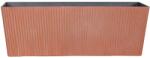 Verve Jardiniera flori VERVE, plastic, 60 x 21 cm, maro