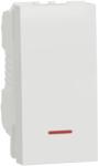 Schneider Electric Intrerup 16A 1m, surub, lamp indic, alb