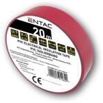 Entac Banda izolatoare, 19 mm x 20 m, rosu