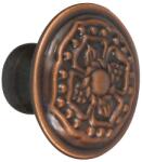 Metal Style Buton usa, 30 x 22 mm, metal, cupru