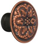 Metal Style Buton usa stil M4, 30 x 22 mm, metal, crom