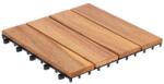 KLIKSTROM Set placi pentru pardoseala/dusumea, compozit, maro, 30 x 30 x 2.4 cm, maro, 4 buc