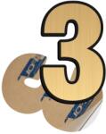 Creative Sign Cifra, 3 ABS, Gravat, Auriu, M6 Creative Sign