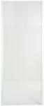 Cooke & Lewis Paravan dus Cooke & Lewis Onega, aluminiu, sticla securizata 5mm, 90 x 190 cm, alb
