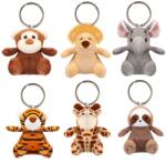 ReToys Kulcstartó, vadállatok, 10 cm plüss, 6 féle Ajánlott 6-14 éves korig unisex (10602)