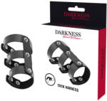 Darkness állítható dupla pénisz és heregyűrű