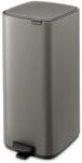 Brabantia Сиво стоманено кошче за боклук с педал 30 l Bo - Brabantia (238161)