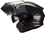 MT Helmets Casca MT Helmets Genesis SV Pure - Flip-up, negru lucios, Ochelari soare incluși, ECE 22.06 (134700PA110)