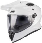 MT Helmets Casca MT Helmets Track SV Pure - Adventure, alb lucios, Ochelari soare incluși, ECE 22.06 (136700PA010)