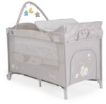 Moni Sleepy 2 szintes utazóágy pelenkázóval és játékhíddal - Szürke