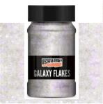 PENTART Galaxy pehely PENTART 100ml Hold fehér