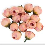  Selyemvirág Begónia virágfej mályva 2cm 15db/csomag