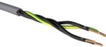  YSLY-JZ 4x1mm2 árnyékolatlan vezérlőkábel 300/500V szürke (YSLY-JZ-4x1)