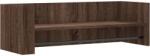 vidaXL barna tölgy színű szerelt fa fali polc 100 x 35 x 30, 5 cm (848464) (848464)