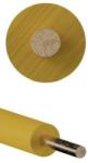  MCU 1, 5mm2 rézvezeték tömör sárga H07V-U (H07V-U-1,5-sarga)