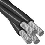  NFA2X (SSZXV) Légkábel 4x70+25 fekete öntartó kivitel (NFA2X-4x70+25)