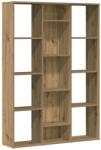 vidaXL kézműves tölgy forgácslap térelválasztó/könyvszekrény (855843) (855843)