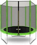 AGA SPORT TOP Trambulin 180 cm Világoszöld + védőháló (MRT1006LG)