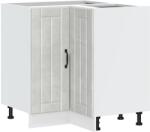 vidaXL Konyhai sarok alsó szekrény Lucca betonszürke szerelt fa (853751) (853751)