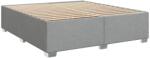 vidaXL világosszürke szövet ágykeret 180x200 cm (3284492) (3284492)