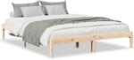 vidaXL tömör fenyőfa extra hosszú ágykeret matrac nélkül 160 x 220 cm (852422) (852422)