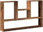 vidaXL antik fa színű szerelt fa fali polc 99 x 15 x 60 cm (853243) (853243)