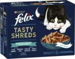 FELIX Tasty Shreds nedvestáp 10x80g - Halas válogatás - 800 g