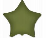 Flexmetal Fólia lufi csillag matt 18 hüvelyk olívazöld