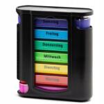  Heti gyógyszeradagoló doboz foubiss, 4 rekesz naponta, német nyelvű (67938)