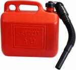 Bipy-Ker 5 literes műanyag üzemanyag kanna csővel - piros (1035189)