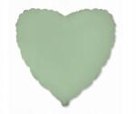 Flexmetal Fólia lufi szív 18" matt - menta, 1 db