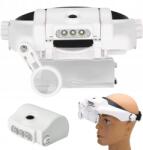 Verk Group Fejre szerelhető nagyító fejvédő szemüveg 3 led 11, 5x