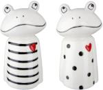  „Pünktchen porcelán békák - 16, 5cm