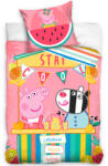 Carbotex Pamut lepedők 140x200 + 70x90 cm - Peppa Pig Limonádé állvány (T-481925)