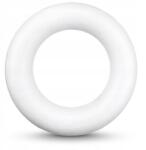Styromax Stirofoam alap karika, 15 cm-es, fehér, kézműves és dekorációs célokra (00150)