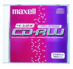 Maxell CD-RW80 12X újraírható CD normál tokban Maxell - papirx