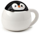  Kerámia Bögre Fedéllel - Kukucskáló Pingvin (LMUG13)