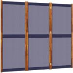 vidaXL sötétkék 3 paneles térelválasztó 210 x 180 cm (4003359) (4003359)