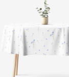 Goldea ovális teflonos terítő - kék búzavirág 140 x 280 cm