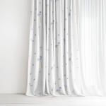 Goldea dekor függöny - kék búzavirág 200x150 cm