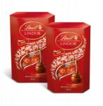 Lindt Lindor praliné csokoládé tejcsokoládé 200g x2 (5903815507137)