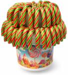 SWEEBO Acadele Bastonase Verde cu Rosu SWEEBO, 30g X 80 buc/set