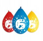 Ge. Ma. R Lufik 12 inch-es, 6 nyomott mintával - pasztell mix, lógó 30 cm, 5 db