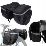 Gearox Dupla Kerékpáros Táska Csomagtartóra Vízálló Fényvisszaverő Táska Tágas (Gearox PODWÓJNA SAKWA ROWEROWA NA BAGAŻNIK )