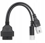 CFPL Adapter Kábel Honda Yamaha Obd II Motockl Atv csónak 2 dugó 3 és 4 Pin (AD046)