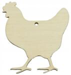 Kreatywne Myślenie Fából készült húsvéti tyúk 10cm 1db