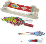 Viga Toys Cadru din lemn pentru confectionat bijuterii din margele